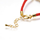 Nylon Cord Bracelets BJEW-L639-11-3