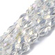 Trasparenti perle di vetro placca fili EGLA-F157-AB01-1