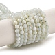 Chapelets de perles en opale vert naturel G-Z035-A02-02C-1