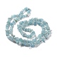 Natural Aquamarine Chips Beads Strands X-G-D0002-A02-3