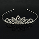 Модные свадебные кольца короны горный хрусталь для волос OHAR-R271-16-1