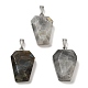 Pendentifs en pierres gemmes mélangées G-G004-06A-M01-2