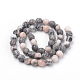 Chapelets de perles en zèbre naturel G-Q462-114-10mm-2