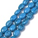 Kunsttürkisfarbenen Perlen Strang G-Z006-A37-1