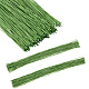 Pandahall 360pcs filo verde chiaro stelo floreale fatto a mano bouquet stelo lavorazione filo floreale AJEW-PH0017-80B-1