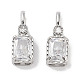 Латунные микро проложить кубического циркония подвески KK-C051-54P-02-1