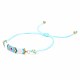 Bracelet en perles de verre tressées BJEW-A121-52-3