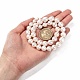 Fili di perle di keshi di perle barocche naturali PEAR-Q004-39-5