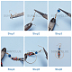 Sunnyclue kits de fabrication de boucles d'oreilles sur le thème du poisson bricolage DIY-SC0001-93G-4