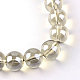 Chapelets de perles en verre électroplaqué EGLA-Q062-6mm-A11-2