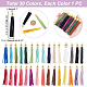 30 Colors Faux Suede Tassel Pendant Decorations FIND-PH0015-06G-2