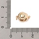 Застежки латунные коробки KK-L223-006G-3