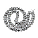 Electroplate Non-magnetic Synthetic Hematite Beads Strands X-G-T057-10H-2