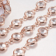 Handgefertigte Perlenketten aus Messing CHC-G001-19RG-RS-1