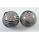 Handmade Blown Glass Globe Beads DH003Y-20mm-2-1