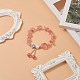 Cherry Quartz Glass Charm Bracelets for Women BJEW-JB09926-01-2
