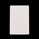 Tarjetas de exhibición de aretes de papel rectangulares CDIS-D007-01B-4
