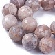 Chapelets de perles de sunstone naturelle naturelles G-F607-15-3