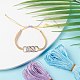6 fascio di filo di nylon di 6 colori filo di nylon per la creazione di gioielli con perline NWIR-FS0001-01B-5