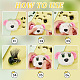 PandaHall Elite 20Pcs Acrylic Doll Eyelashes DOLL-PH0001-39A-4