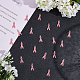 SUNNYCLUE 20Pcs October Breast Cancer Pink Awareness Ribbon Alloy Enamel Pendants ENAM-SC0001-92-4