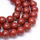 Chapelets de perles en verre peintes DGLA-S071-8mm-B20-1