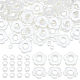 Aricraft 100 pièces 2 tailles de perles d'imitation en plastique OACR-AR0001-11-1