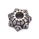 Perlas espaciadoras de plata tibetana AA220-NF-1