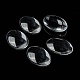 Transparent oval Glas Cabochons&nbsp;LS-GGLA-R022-35x25-6