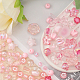 CHGCRAFT 279Pcs 24Style Pink Acrylic Beads Assorted Beads Transparent Mixed Shape Cute Adorable Heart Flower Letters Smile Beads Bulk Set for Jwelry Making Bracelets Necklace Crafts DIY TACR-CA0001-22-4