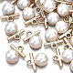 Pendenti di perle imitazione plastica abs OACR-N010-012-1