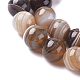 Natural Striped Agate/Banded Agate Beads Strands G-G582-10mm-55-3