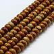 Natural Wood Lace Stone Bead Strands G-G668-06-5x8mm-1