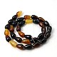 Natural Agate Beads Strands G-G319-10x16mm-07-2