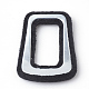 Tela de terciopelo hecha a mano tela cubierta anillos de enlace WOVE-Q071-33A-2