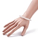 Stämmiges Stretch-Armband aus gebogenem Acrylrohr für Frauen BJEW-JB08134-01-3