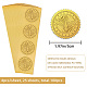 Pegatinas autoadhesivas en relieve de lámina de oro DIY-WH0211-339-2