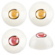 Ph pandahall 4 pièces globes oculaires demi-ronds DIY-PH0013-99-1
