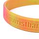 Échantillon gratuit bracelets de silicone BJEW-K165-03B-4