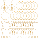 Kit de fabrication de boucles d'oreilles grand cercle bricolage unicraftale DIY-UN0004-08-1