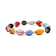 Cute Candy Color Beads Stretch Bracelet for Teen Girl Women BJEW-JB06935-7