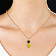 Fibloom 2 ensembles 2 collier pendentif ananas en alliage de style et boucles d'oreilles pendantes SJEW-FI0001-01-5