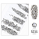 Accesorios de decoración de uñas de cristal rhinestone MRMJ-S012-017K-1