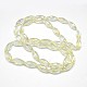 Electroplate Crystal Glass Rice Beads Strands EGLA-F044-A04-3