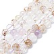 Chapelets de perles en quartz de rutile naturel G-K245-A04-05-1