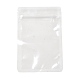 食品グレードの透明ペット プラスチック ジップ ロック バッグ  再封可能なバッグ  長方形  透明  15x10x0.016cm  片側の厚さ：3.1ミル（0.08mm） OPP-I004-01B-1