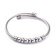 304 Stainless Steel Cuff Bangles Sets BJEW-M284-16-2