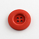 Botones de madera teñidos de 4-agujero BUTT-R032-008-2