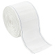 Gorgecraft 9 m Gardinenfaltenband Gardinenband Vorhänge Kopfband selbstklebend flache Polyesterbänder für DIY Prise Plissee Vorhang Zubehör (weiß) SRIB-GF0001-08-1