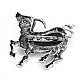 Sheep Alloy Brooch PALLOY-N166-003-A01-RS-3